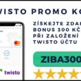300 Kč bonus Twisto promo kód ZIBA300