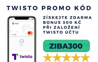 300 Kč bonus Twisto promo kód ZIBA300
