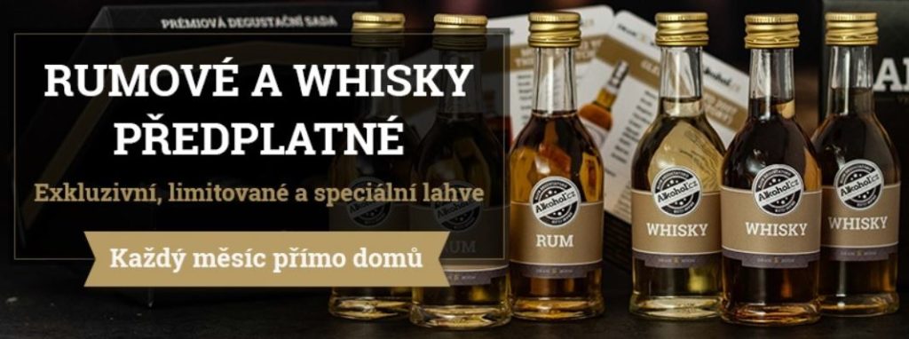 Rumové a whisky předplatné jako originální dárek pro přítele