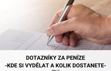 Dotazníky za peníze