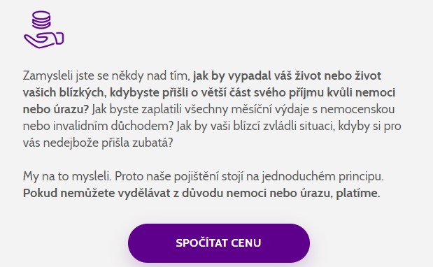 životní pojištění kalkulace
