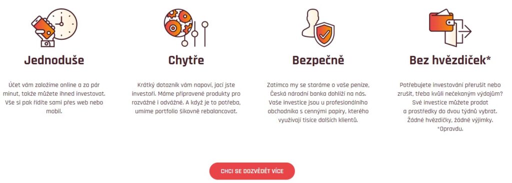 Fondee recenze popisuje výhody