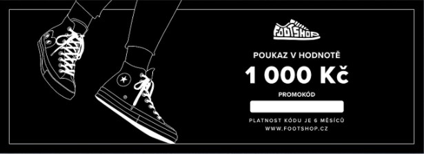 Dárkové poukazy pro muže od Footshop