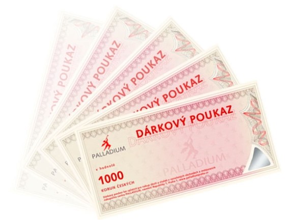 Dárkové poukazy do OC Palladium