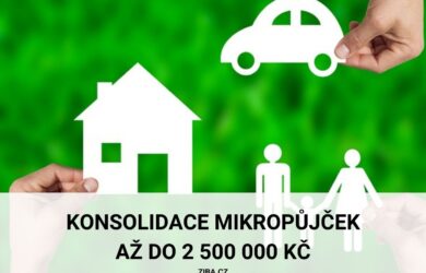 konsolidace mikropůjček až 2500000 kč