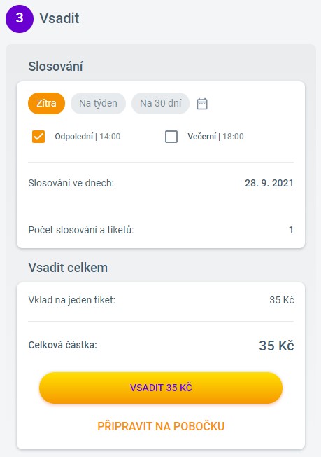 Vsadit loterii