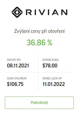 IPO společnosti Rivian