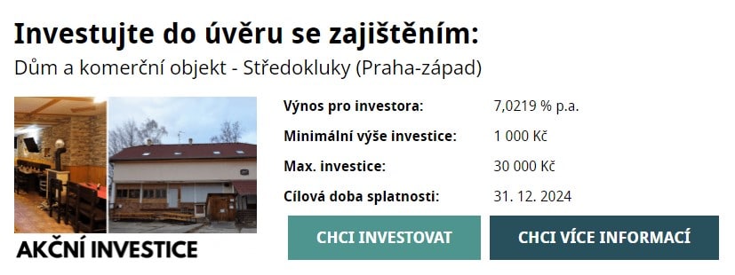 investice 7% p.a.